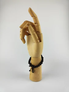 Mala bransoletka drewniana   Moneta Feng Shui 1.webp