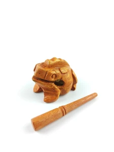 Żaba GUIRO  drewniana  instrument rozm. M 1.webp