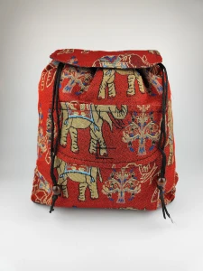 Plecak boho ELEPHANT duży czerwony.webp