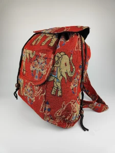 Plecak boho ELEPHANT duży czerwony1.webp