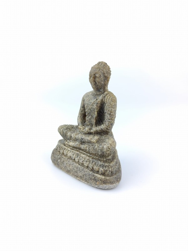 Mały Budda z naturalnego szarego granitu