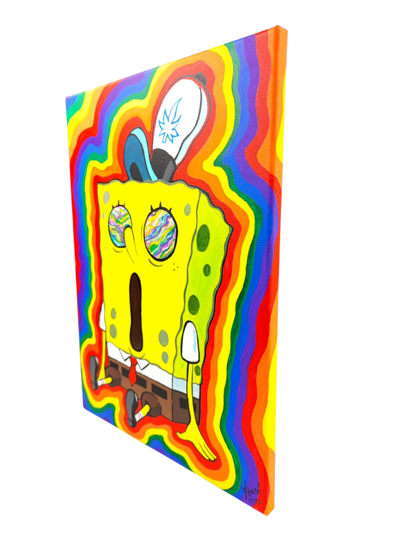 Obraz 30 X 40cm SPONGEBOB by Hash  1.png