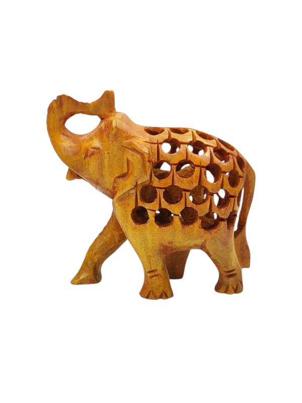 Figurka Słoń drewniana HOLE ELEPHANT M na obfitość (2).png