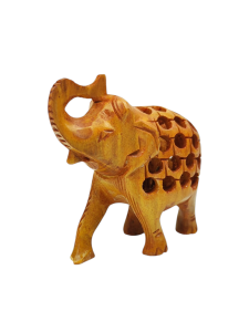 Figurka Słoń drewniana HOLE ELEPHANT M na obfitość.png