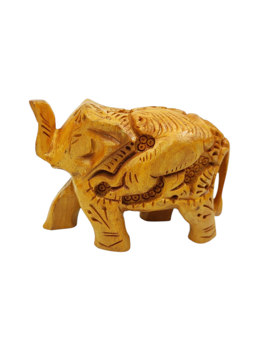 Figurka Słoń drewniana  rzeźbienia zwierząt na grzbiecie  rozmiar M.png