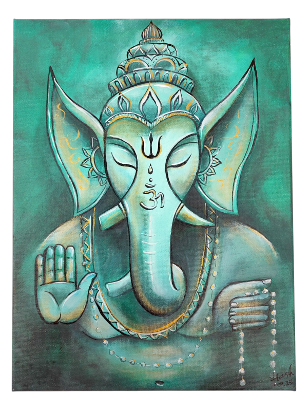 Obraz 30 X 40cm GANESHA by Hash.png
