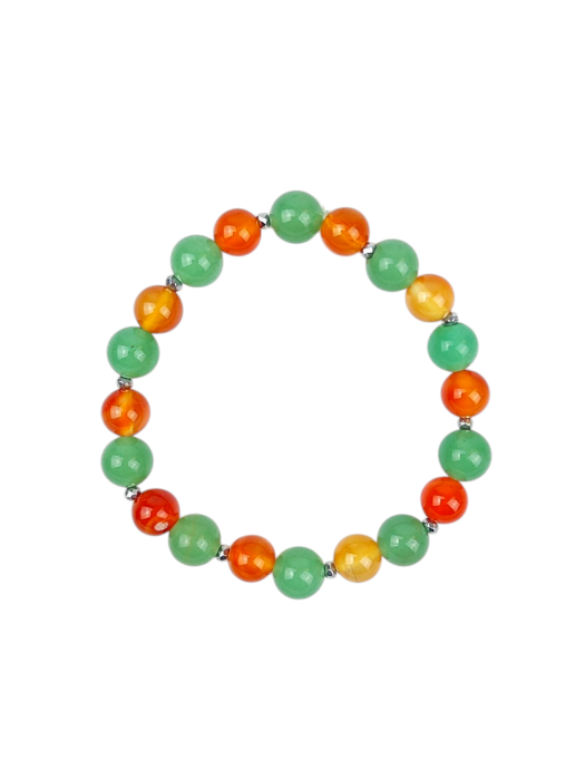 Bransoletka Czakralna CHAKRA STONES  Awenturyn Zielony, Karneol.png