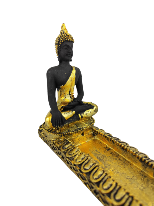 Podłużna podstawka na kadzidła Budda 24 cm