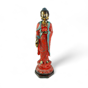 Figurka Stojącego Buddy 24 cm w stylu antycznym