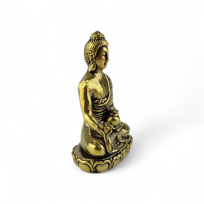 Mosiężna figurka Buddy 6 cm – orientalna dekoracja