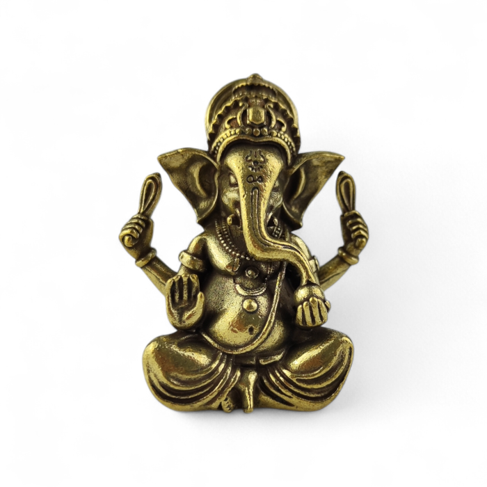 Figurka Ganesh z mosiądzu M – PREMIUM GANESHA wzór 1