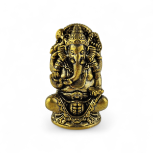 Figurka Ganesh z mosiądzu M – PREMIUM GANESHA wzór 2