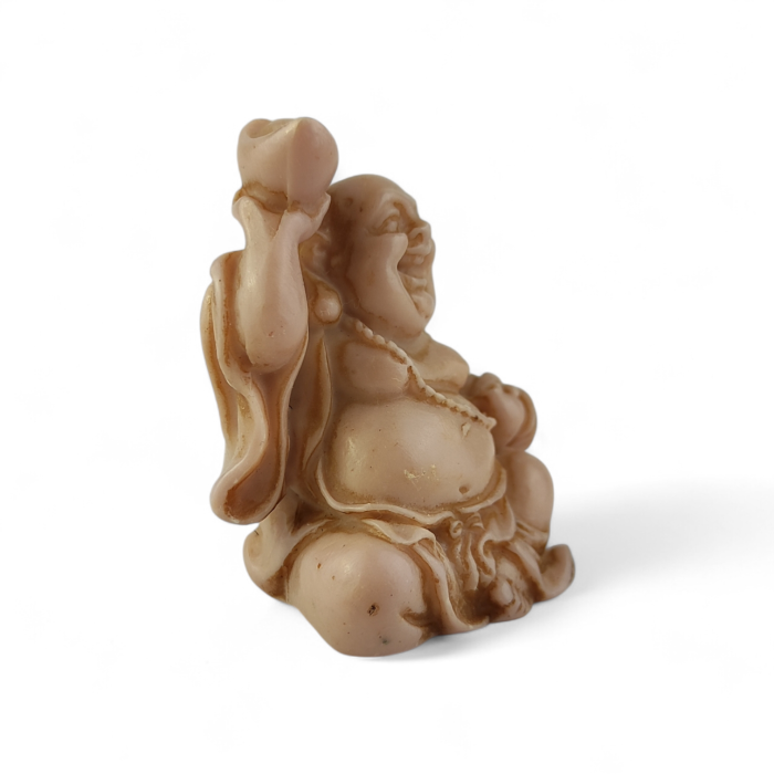 Roześmiany Budda z żywicy – figurka dekoracyjna wzór 4