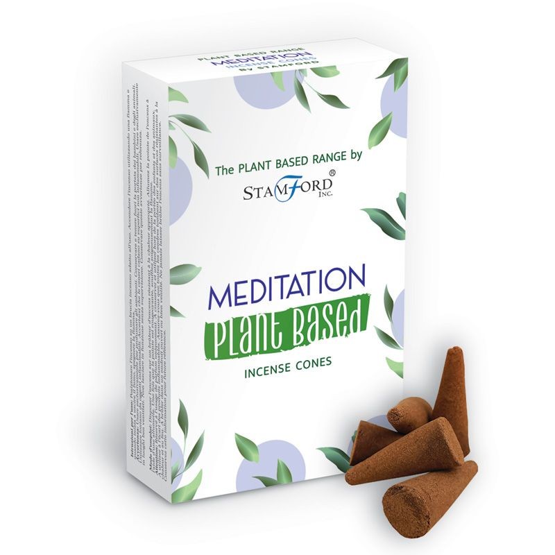 Kadzidełka stożkowe Stamford Meditation Rumianek Drzewo Sandałowe Bazylia