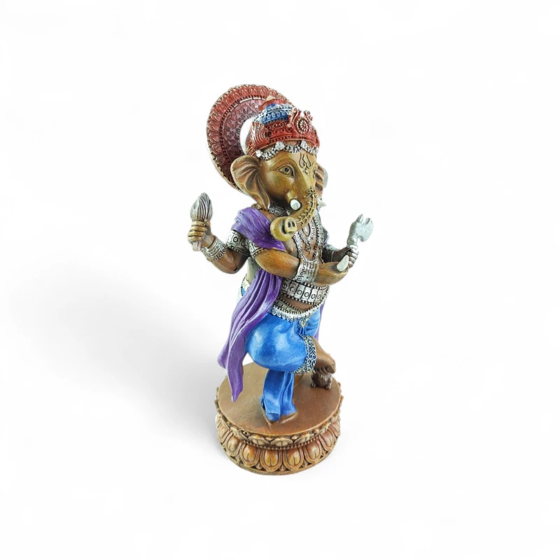 Figurka Ganesha 27 cm z żywicy – orientalna dekoracja boho i etno
