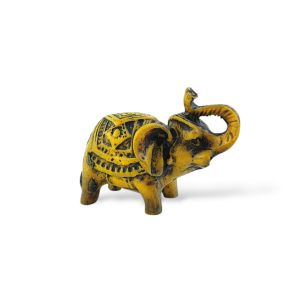 Ręcznie rzeźbiona figurka słonia Kandy Elephant 6 cm z żywicy