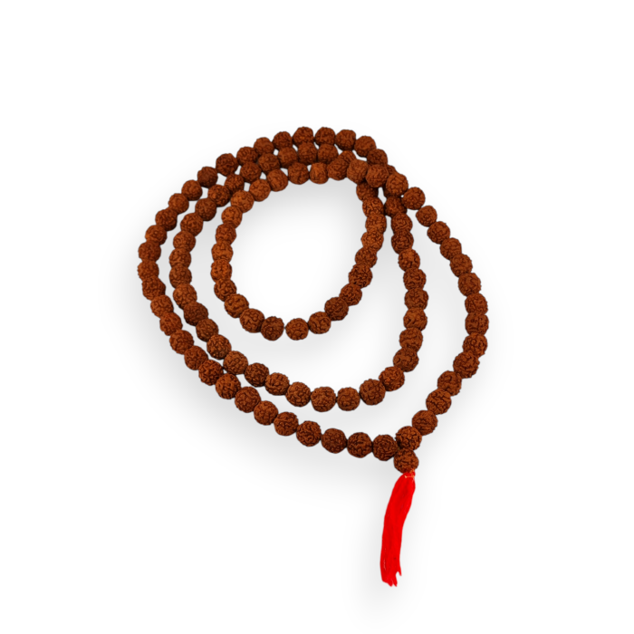 Mala Rudraksha 108 z naturalnych nasion
