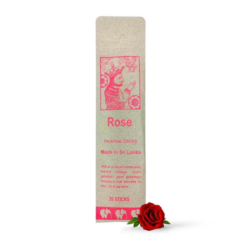 Naturalne kadzidła ROSE róża ze Sri Lanki