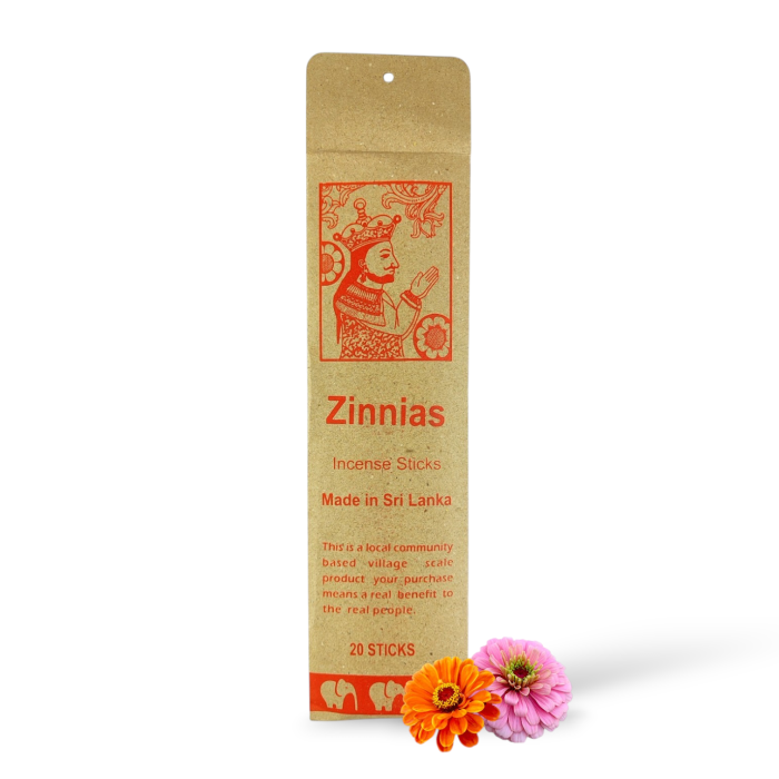 Kadzidła ZINNIAS kwiat cynii Sri Lanka 20 sztuk
