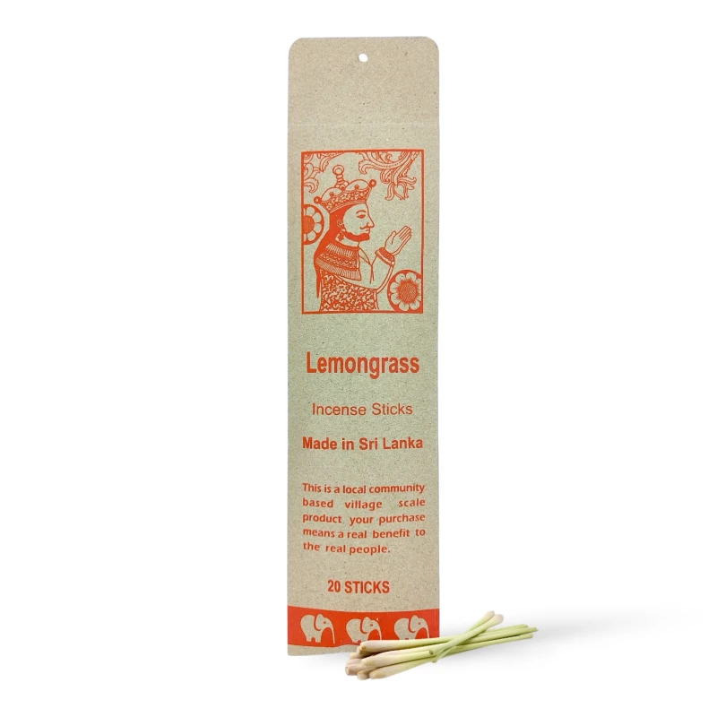 Kadzidła LEMON GRASS trawa cytrynowa ze Sri Lanki 20 sztuk