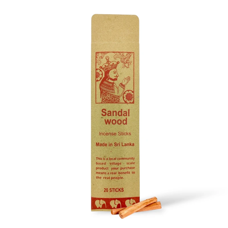 Kadzidła sandałowe ze Sri Lanki SANDAL WOOD 20 sztuk