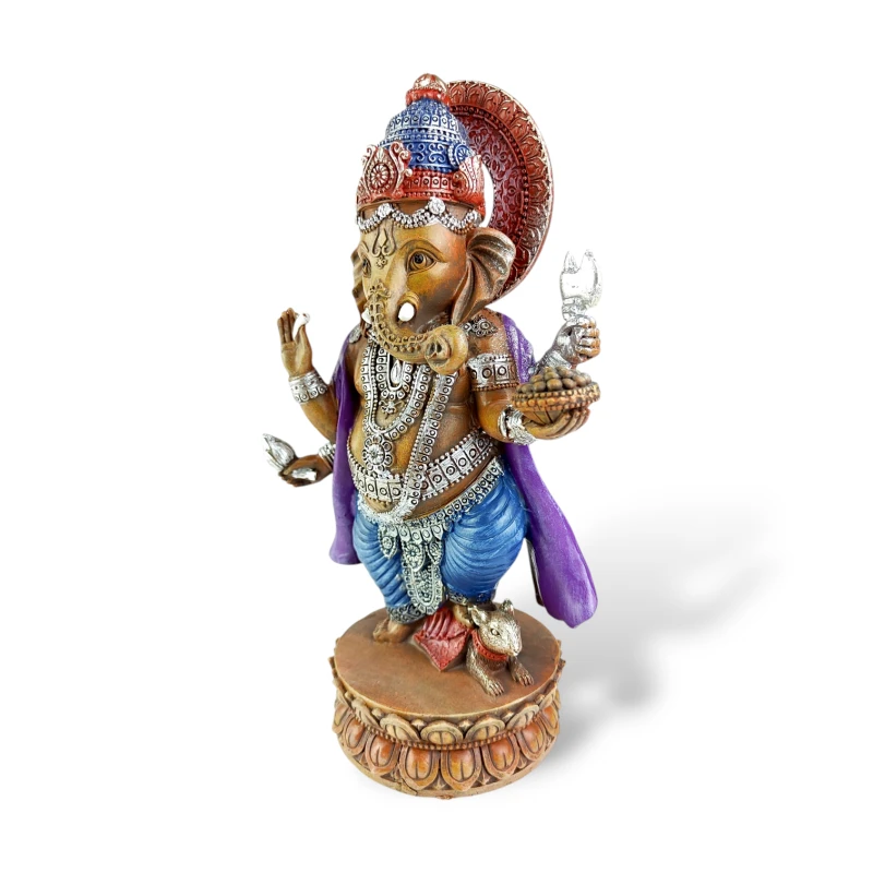 Figurka Ganesha 27 cm z żywicy – orientalna dekoracja boho