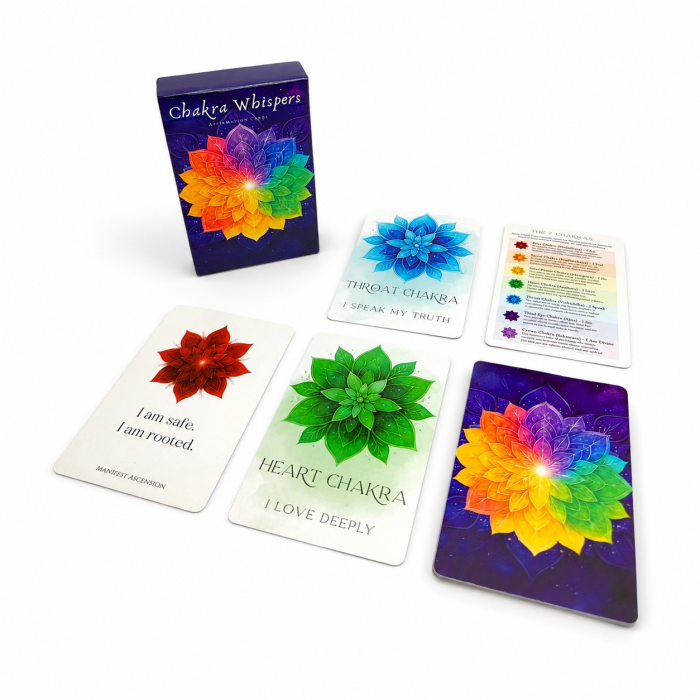 Chakra Whispers 55 kart afirmacyjnych