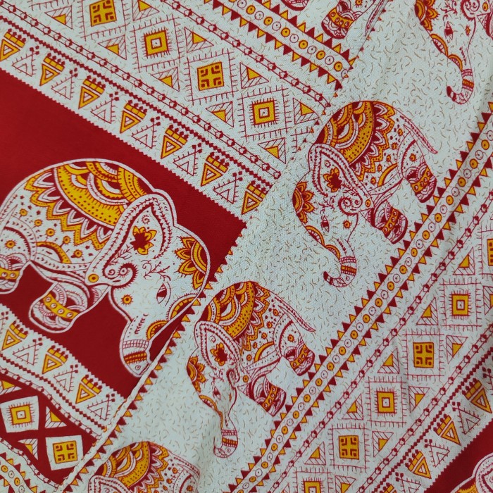 Szerokie bordowe spodnie unisex w stylu boho