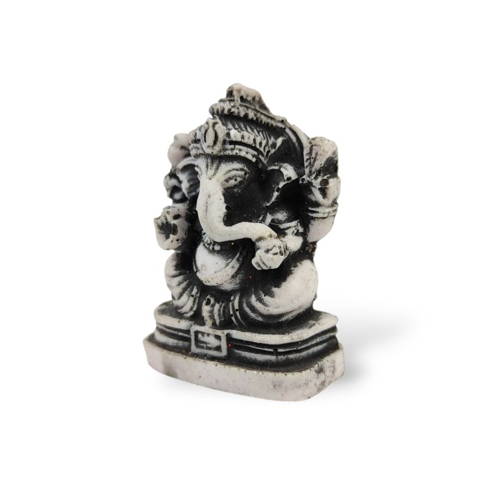 Kamienny Ganesha 5 cm – granitowa dekoracja boho i etno