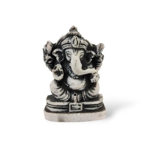 Mała figurka Ganesha z granitu 5 cm