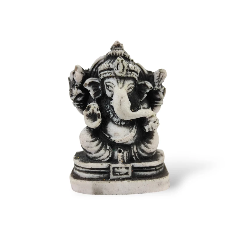 Mała figurka Ganesha z granitu 5 cm