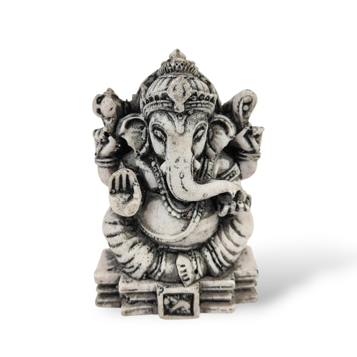 Figurka Ganesha z naturalnego granitu 7,5 cm
