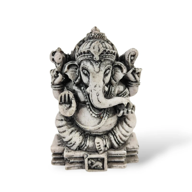 Figurka Ganesha z naturalnego granitu 7,5 cm