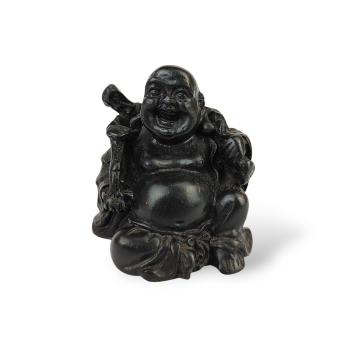 Figurka Laughing Buddha z żywicy – mniejszy wzór 3