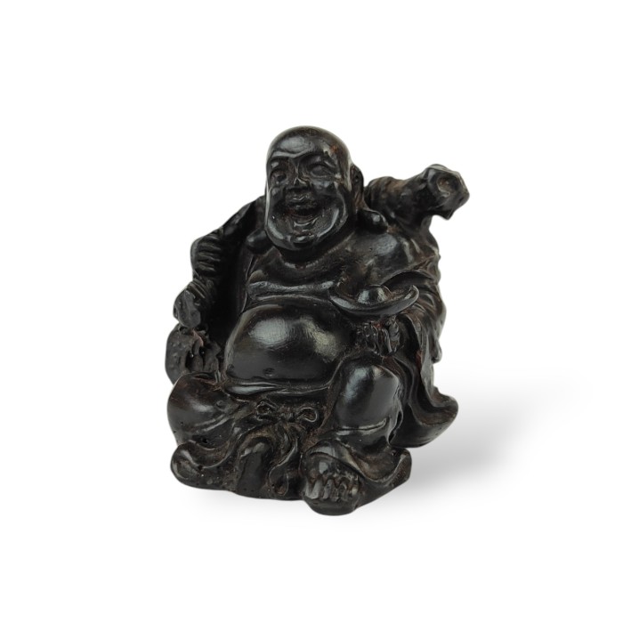 Figurka Laughing Buddha z żywicy – mniejszy wzór 5