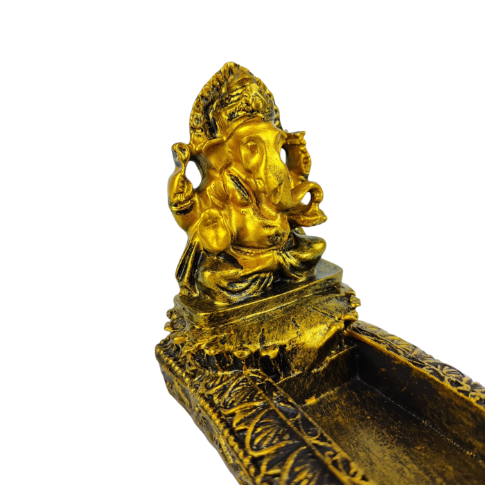 Podłużna podstawka na kadzidła Ganesha 23 cm