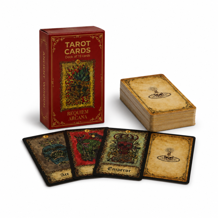 Arkana Requiem Tarot 78 kart z przewodnikiem
