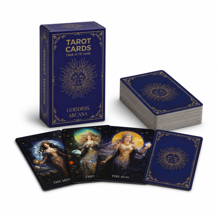 Arkana Bogini Tarot 78 kart z przewodnikiem Karty Tarota Arkana Bogini