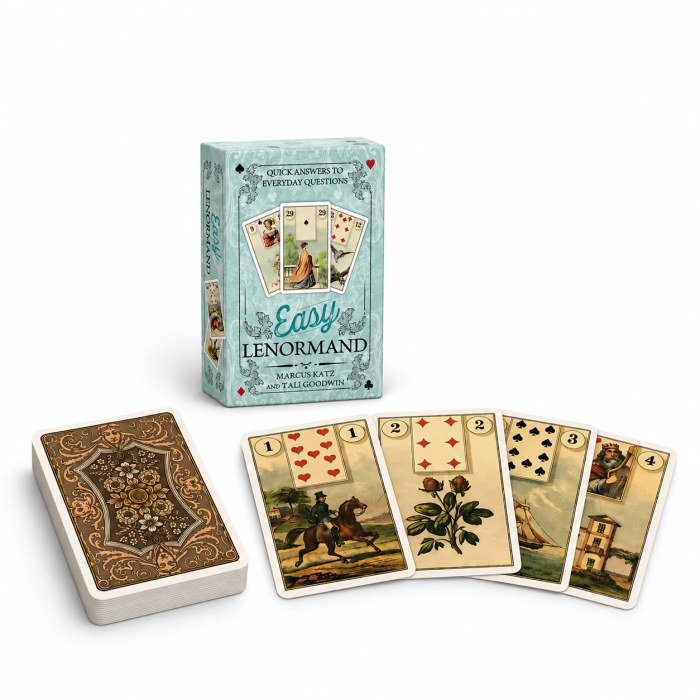 Karty Lenormand Easy Lenormand Marcus Katz i Tali Goodwin – zestaw 36 kart