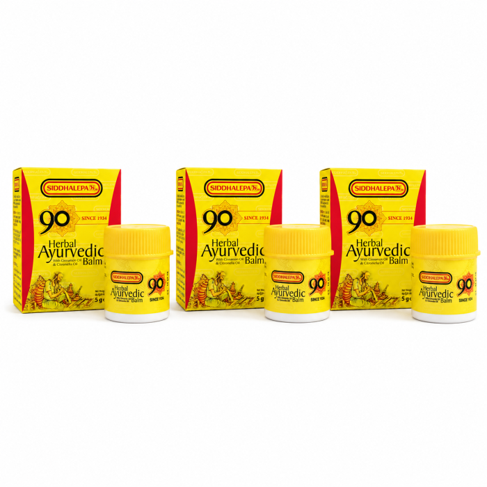 Zestaw 3 Siddhalepa Balsam Ajurwedyjski 5 g