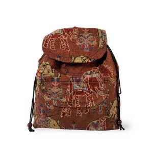 Plecak Boho Etno bawełniany tkany HIPPIE ELEPHANT BACKPACK