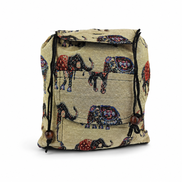 Plecak boho ELEPHANT sredni kremowy