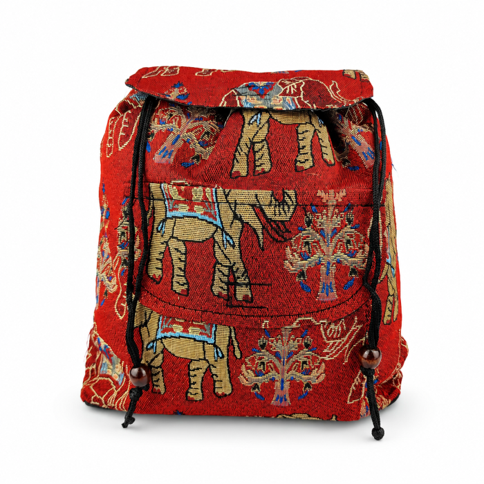 Plecak boho ELEPHANT duży czerwony