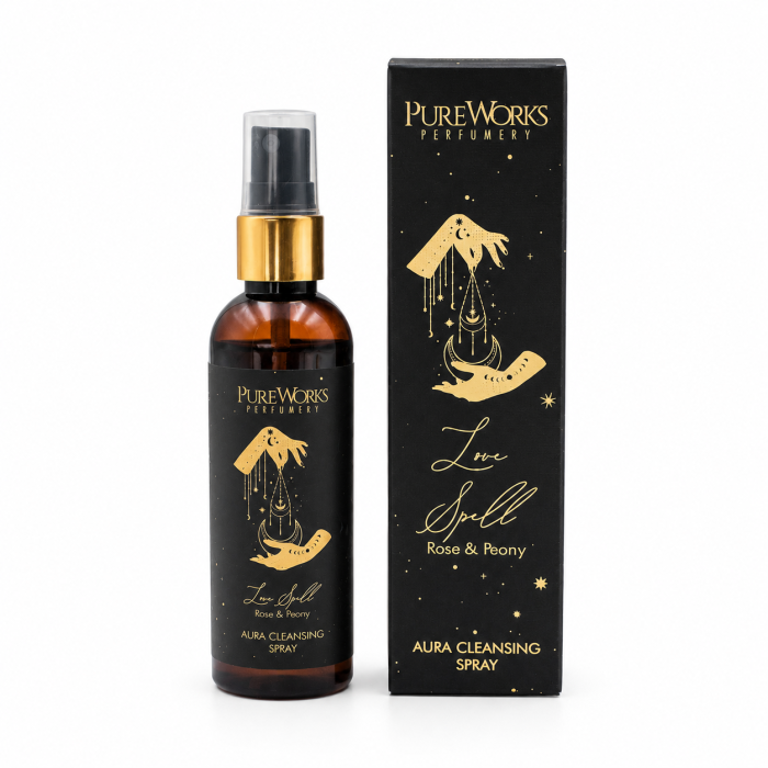 Aromatyczny spray Zaklęcie Miłości 100 ml – róża i piwonia
