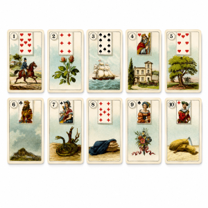 Karty Lenormand Easy Lenormand Marcus Katz i Tali Goodwin – zestaw 36 kart