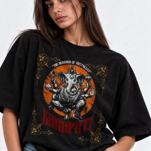 T-shirt KARMA Ganapati z autorskim nadrukiem