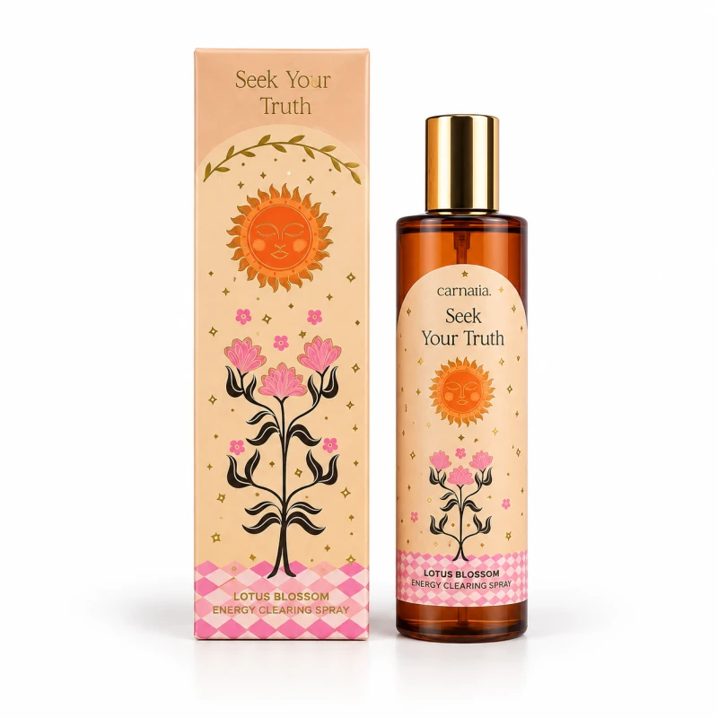 Carnatia Magic Within You Seek Your Truth Lotus Blossom – aromatyczny spray 100 ml do oczyszczania aury i przestrzeni