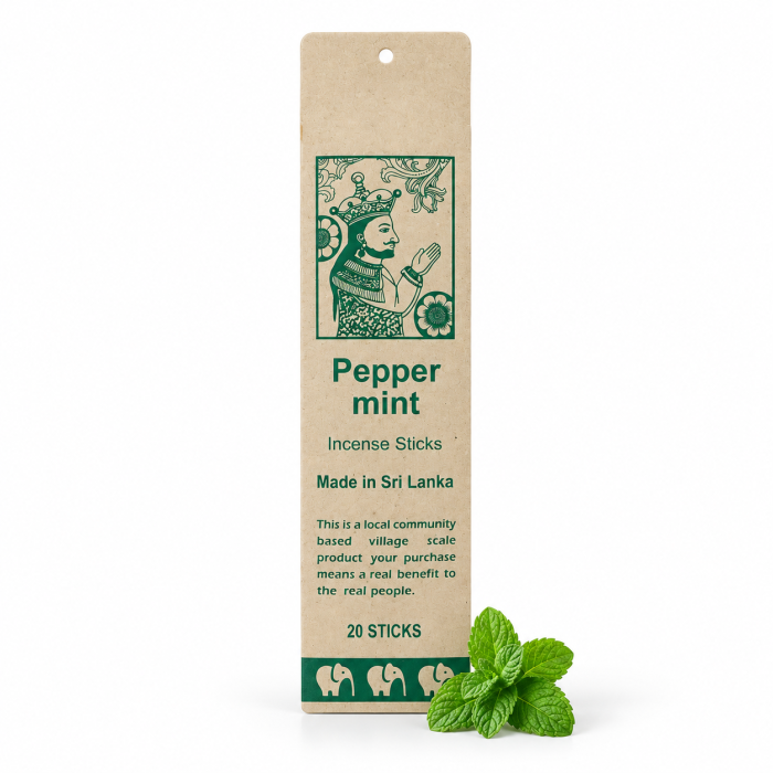 Kadzidła PEPPERMINT mięta ze Sri Lanki 20 sztuk