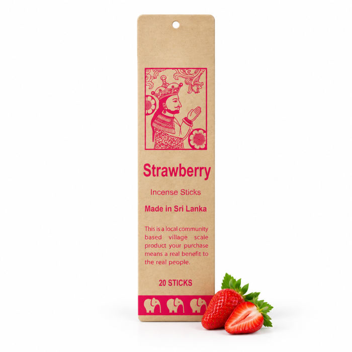 Kadzidła STRAWBERRY truskawka ze Sri Lanki 20 sztuk