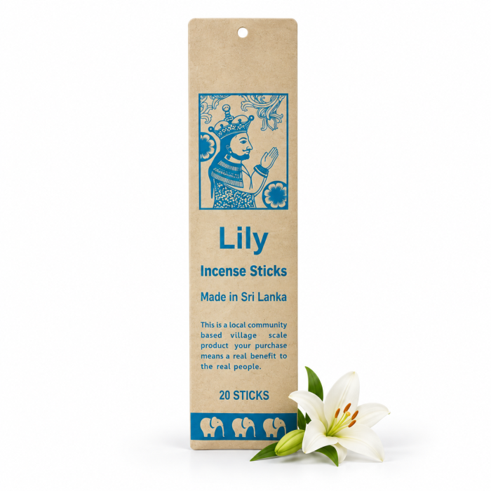 Kadzidła LILY kwiat lilii ze Sri Lanki 20 sztuk